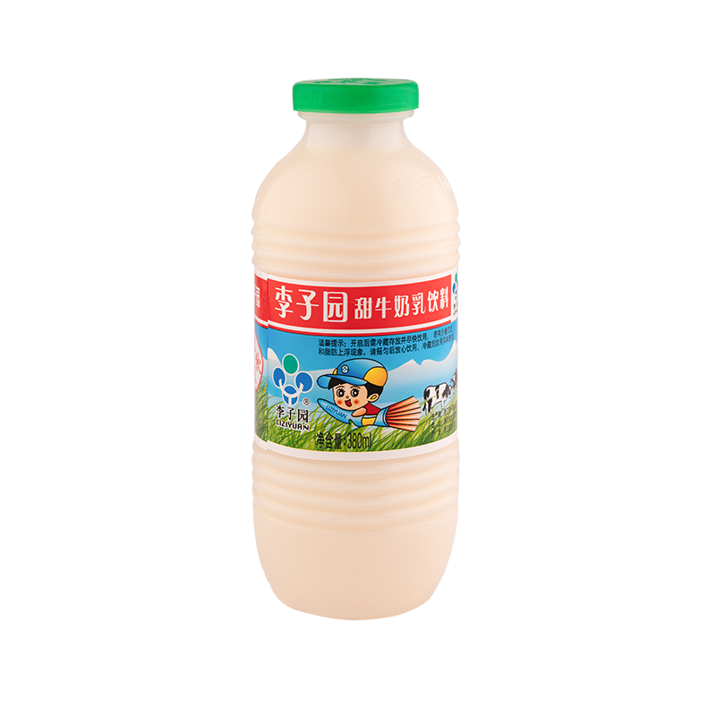 甜牛奶乳饮料，，单瓶净含量380ml